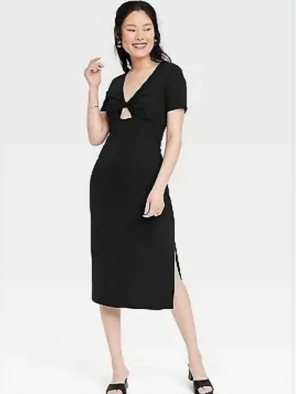 NWT Target Black Cutout Dress